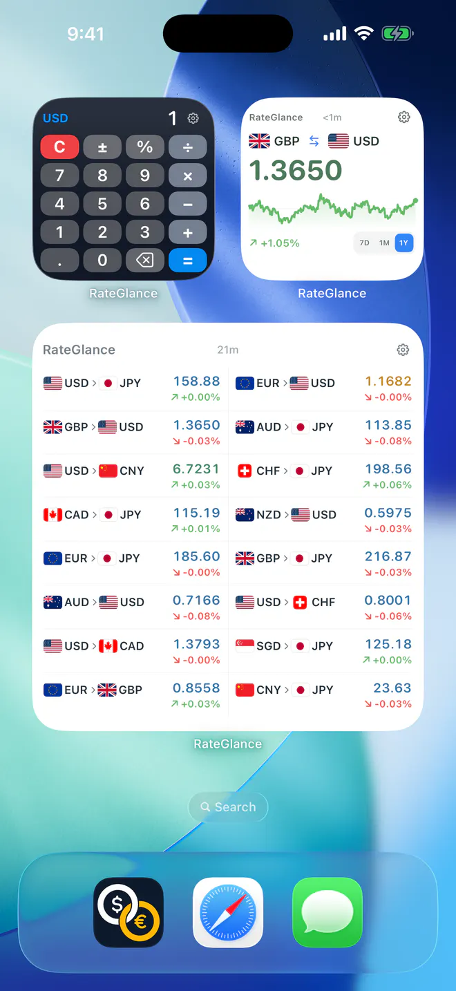 iPhone calculator official RateGlance media preview